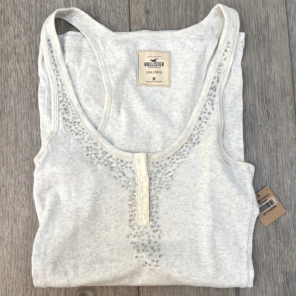 NWT Hollister sequin tank top
